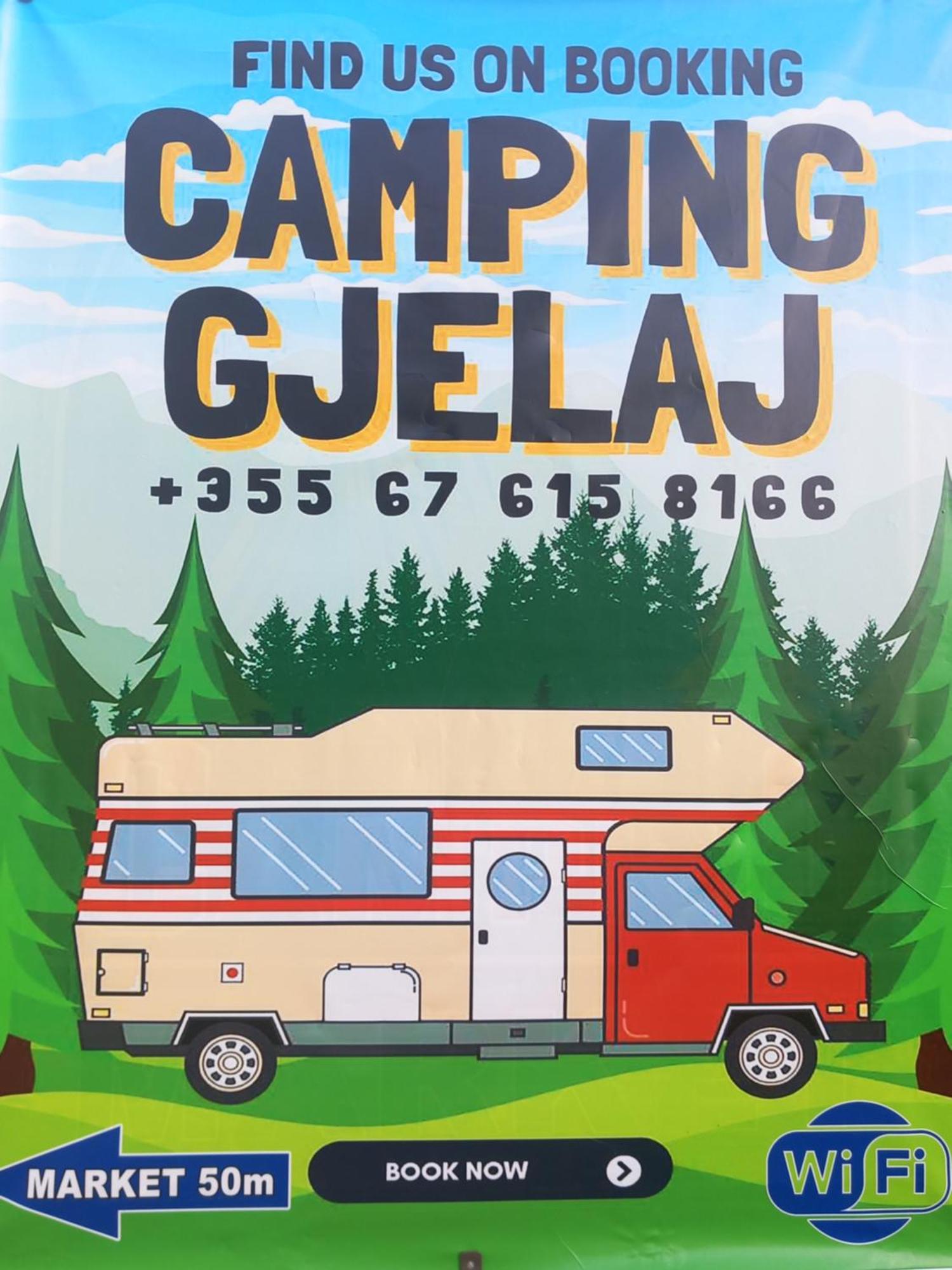 Hotel Camping Gjelaj Baks-Rrjoll Exteriér fotografie